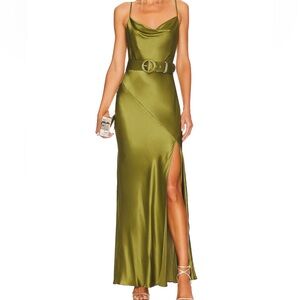 NICHOLAS Simone Cowl Neck Dress 💚